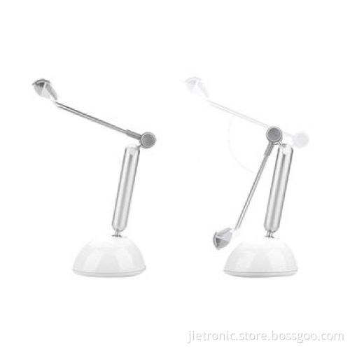Bracket aluminum swivel stand with LED lamp, new design for iPad